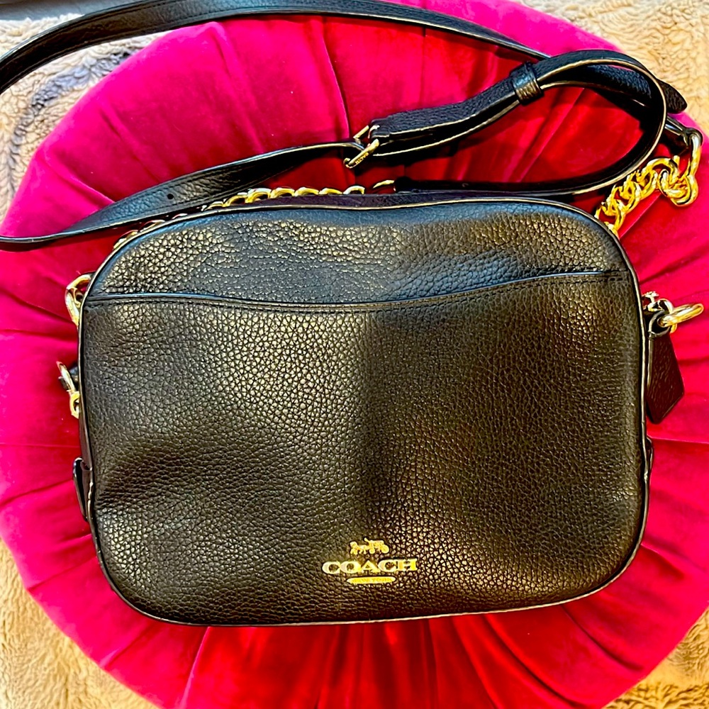 Coach black crossbody bag
